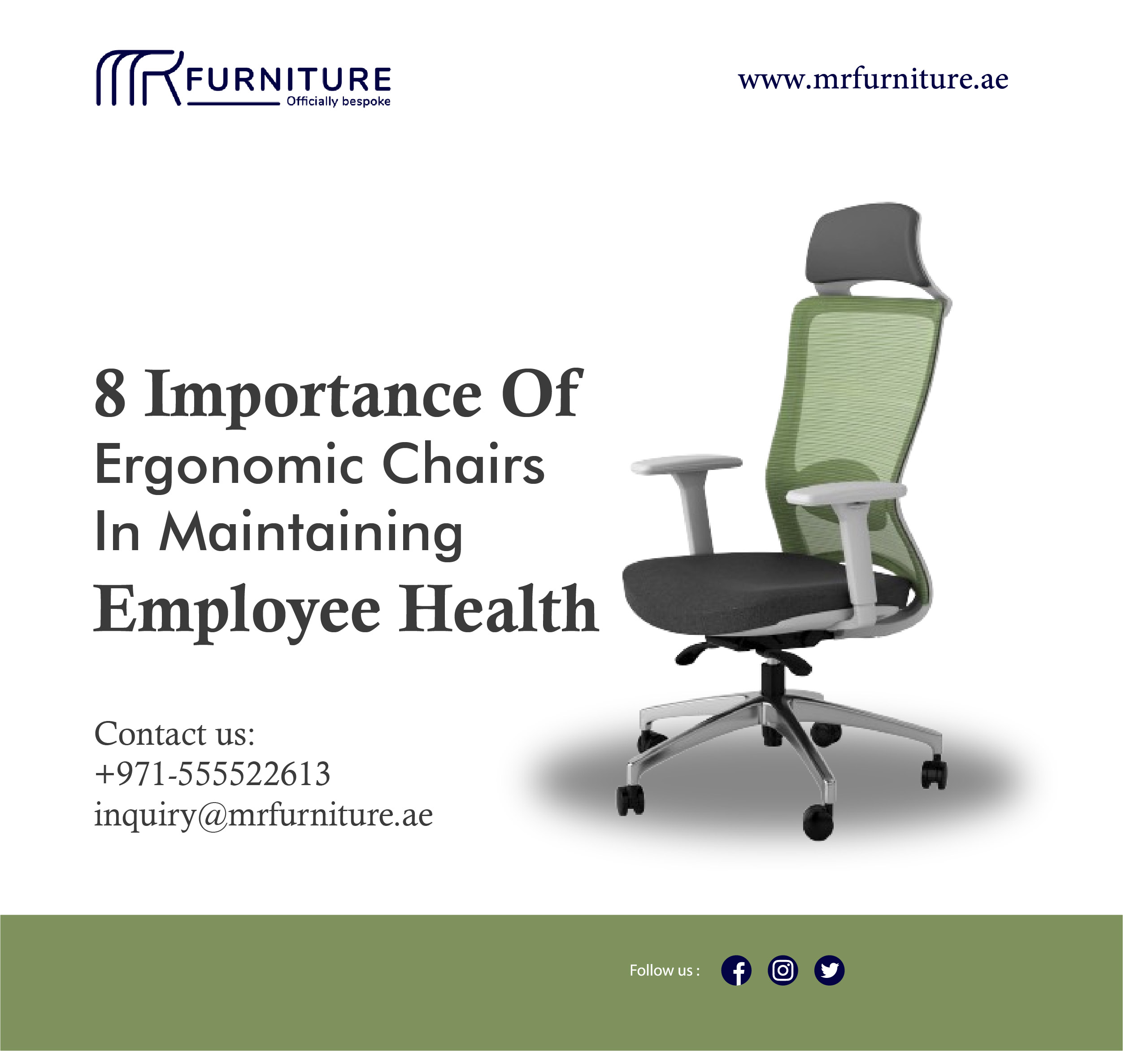 The 8 Importance of Ergonomic Chairs in Maintaining Employee Health