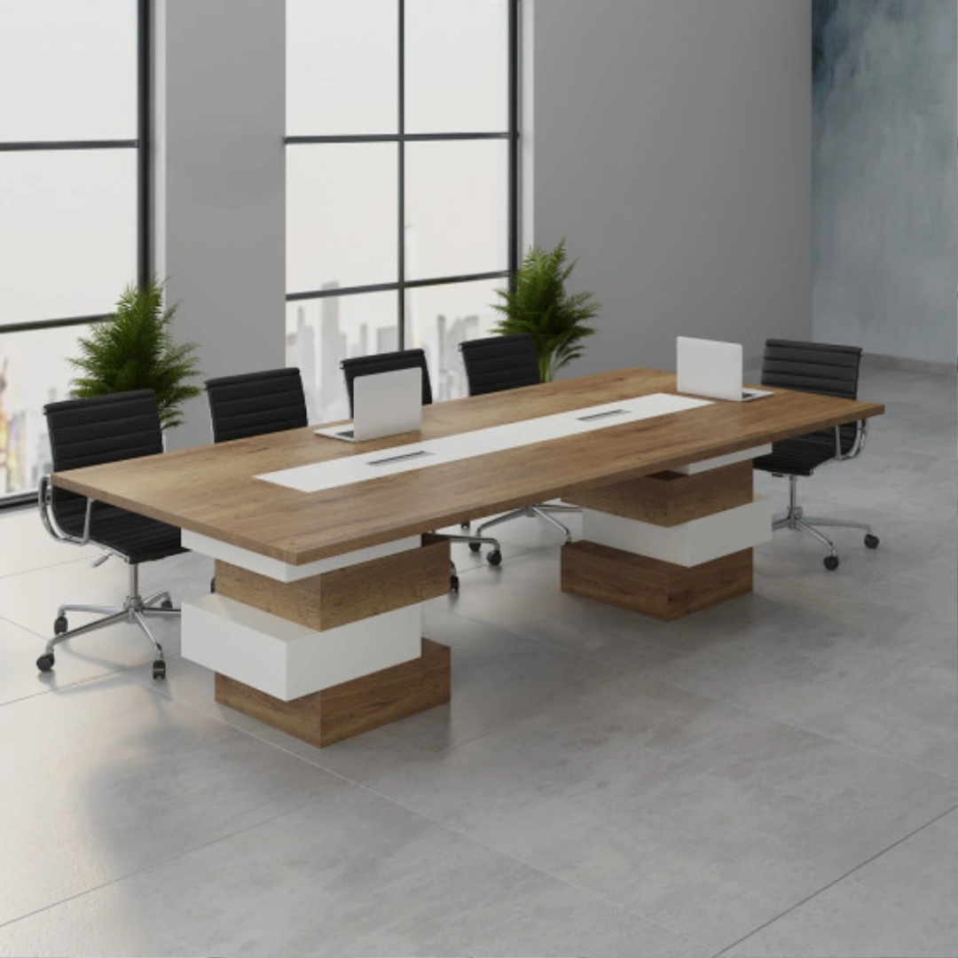 Zig Zag Meeting Table
