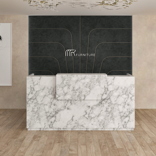 Blanc Reception Desk