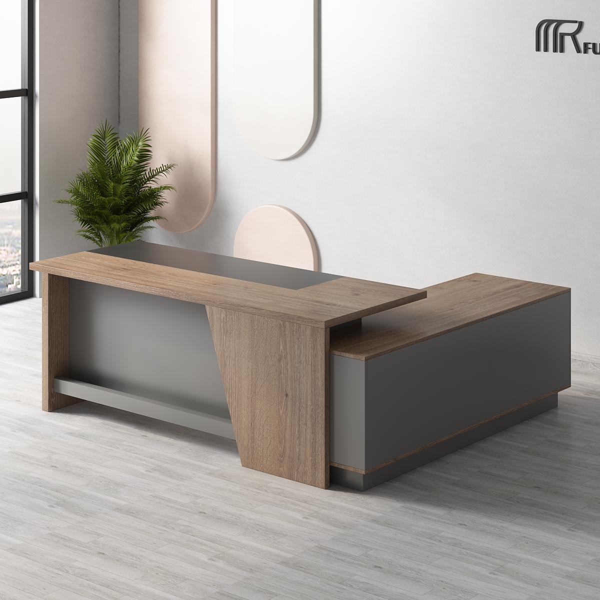 Office layout with the product