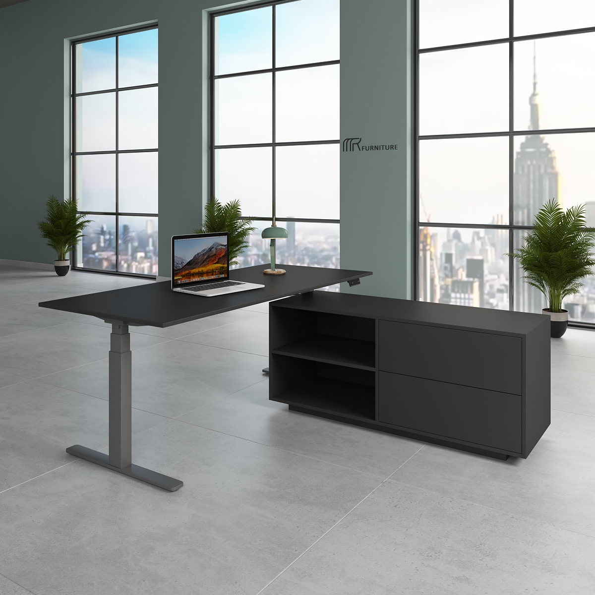 Office layout with the product