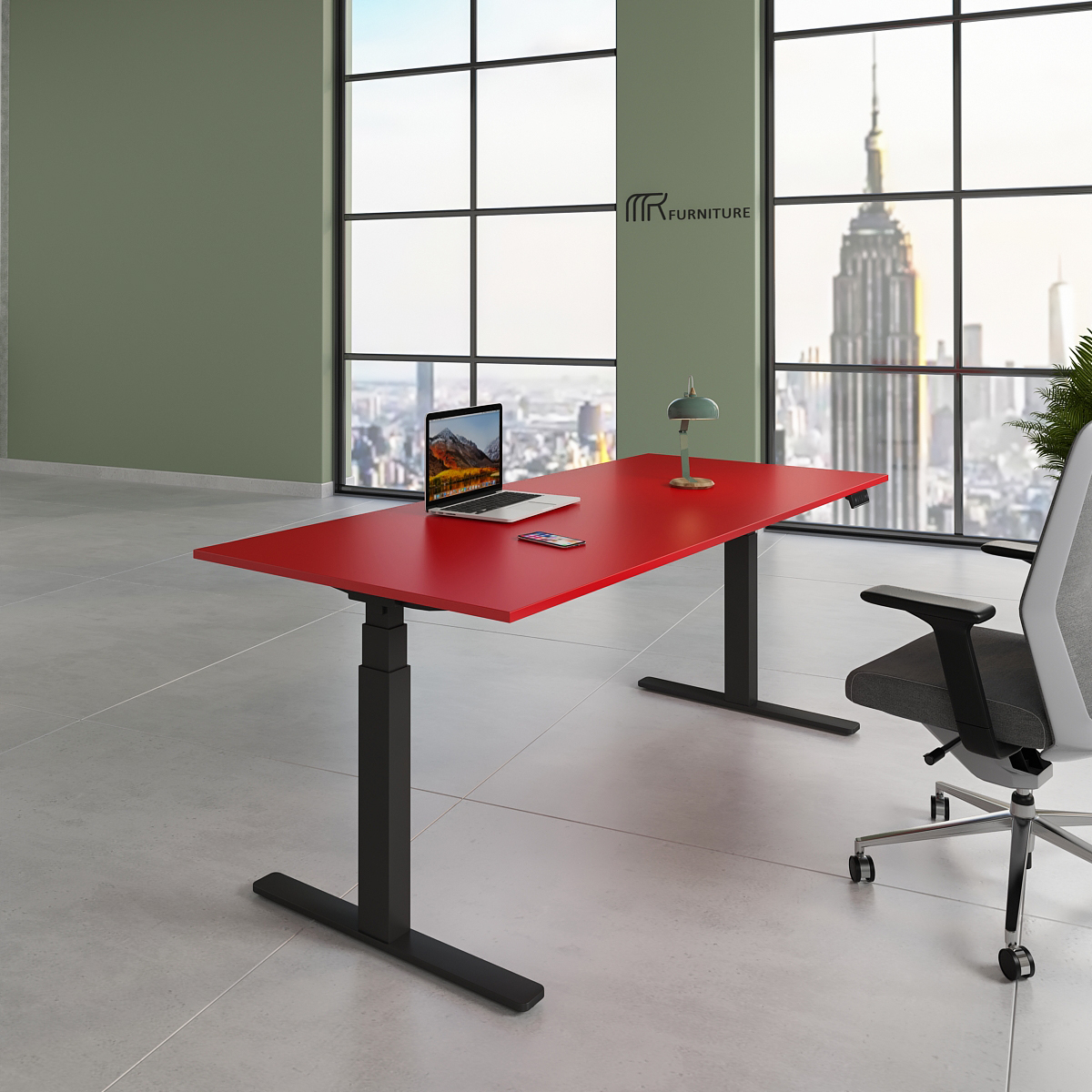 Office layout with the product