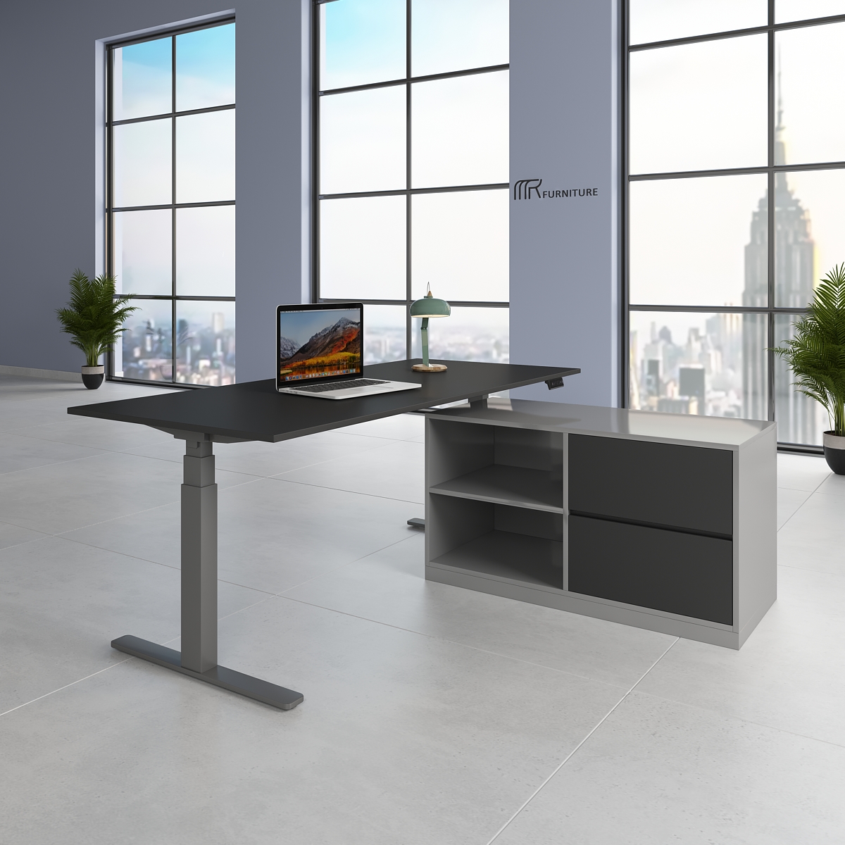 Office layout with the product