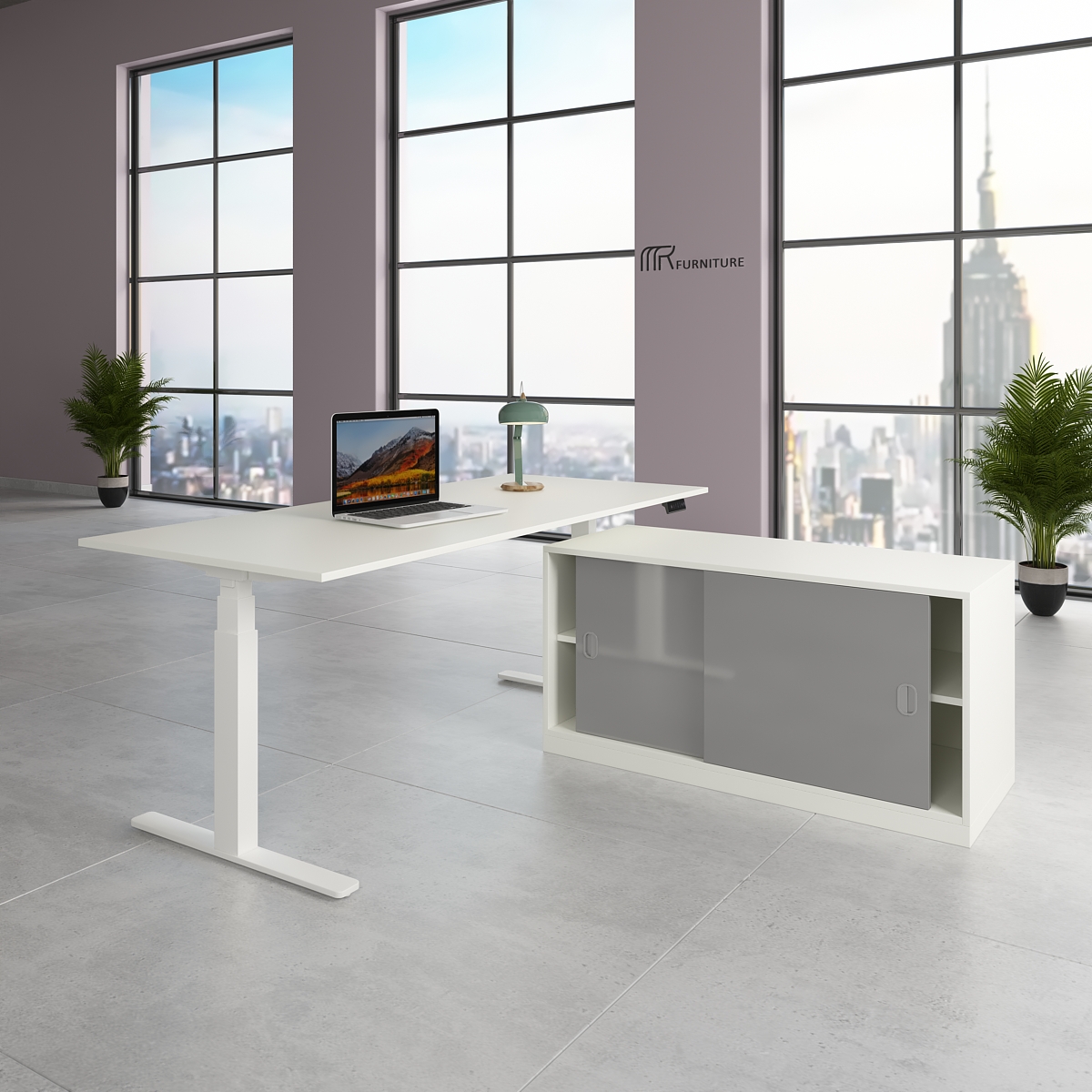 Office layout with the product