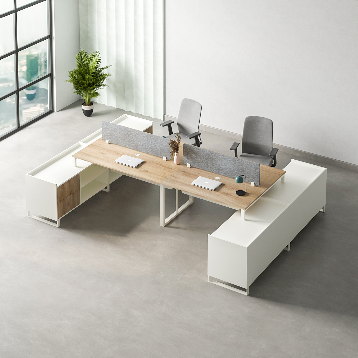 Office layout with the product