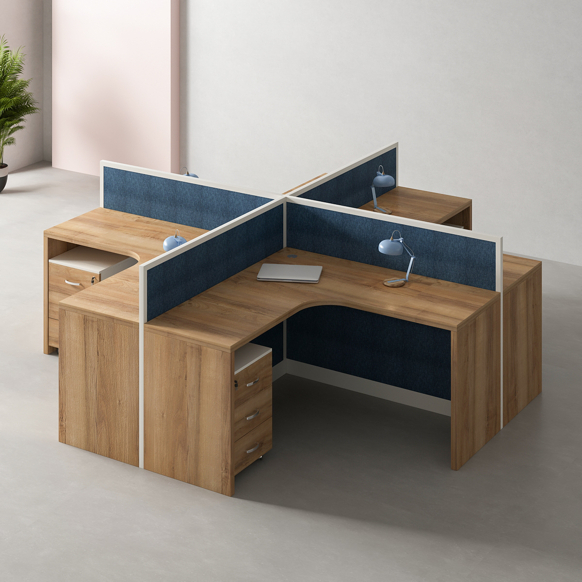 Office layout with the product