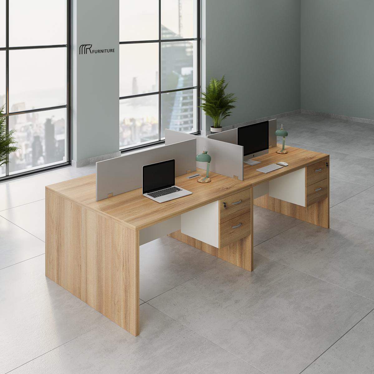 Office layout with the product