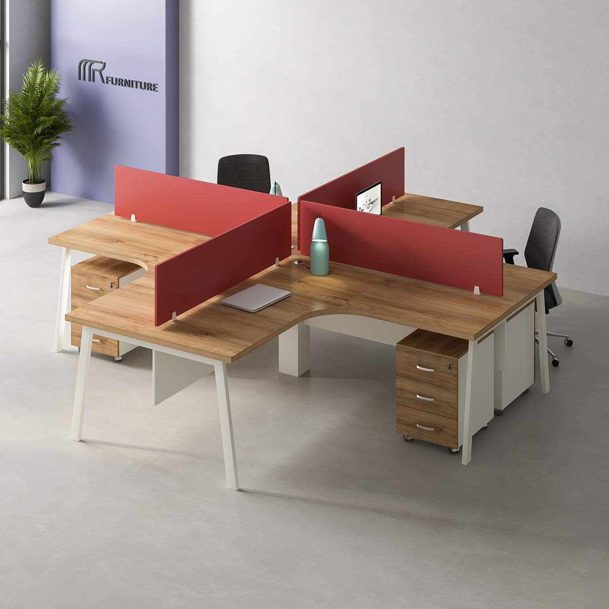Office layout with the product