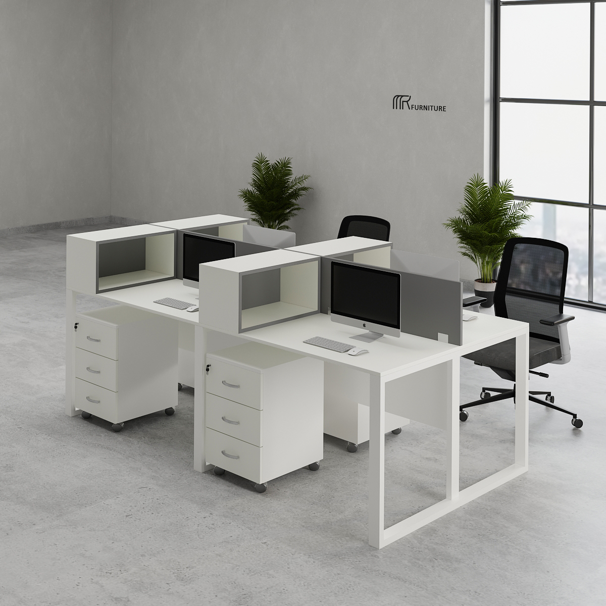Office layout with the product