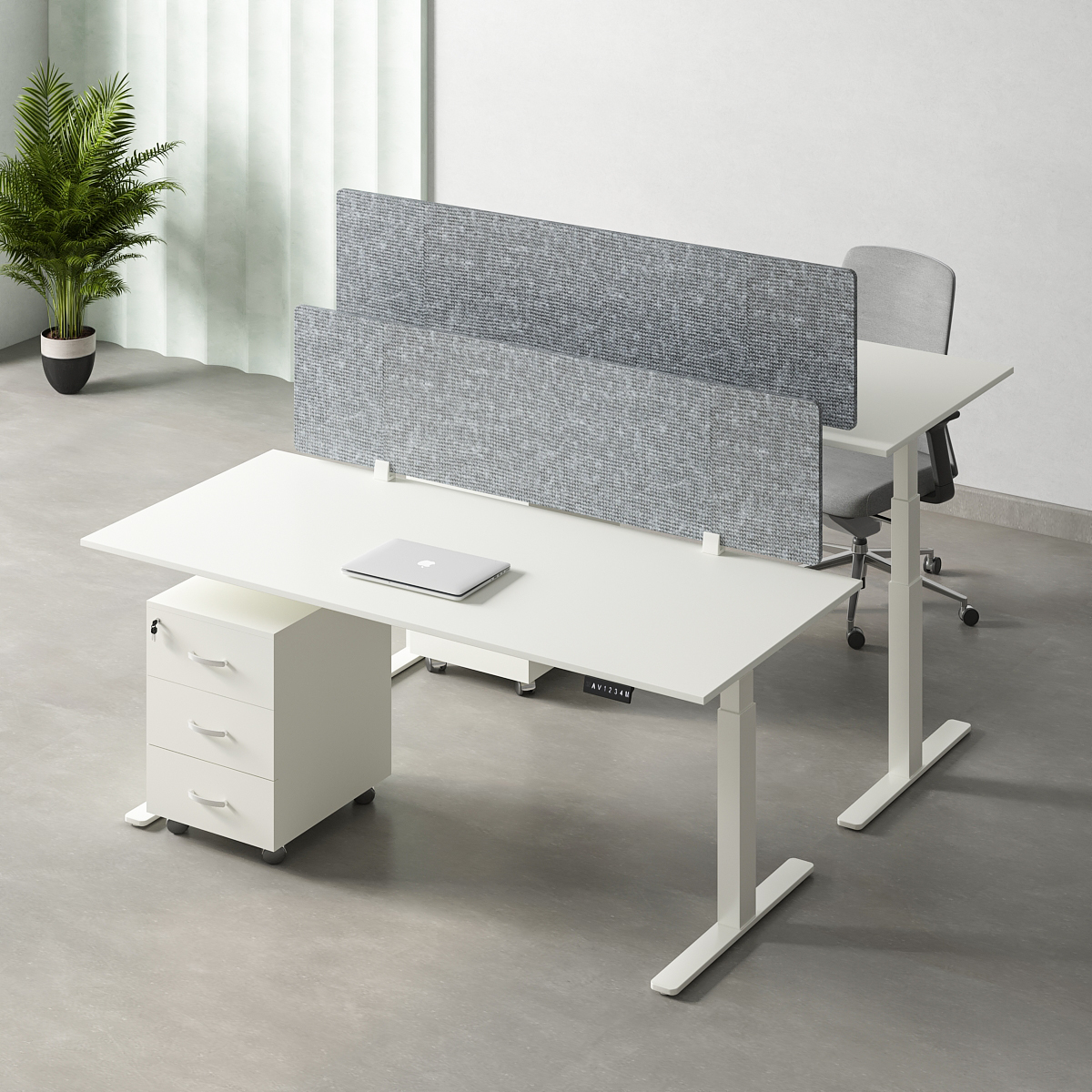 Office layout with the product