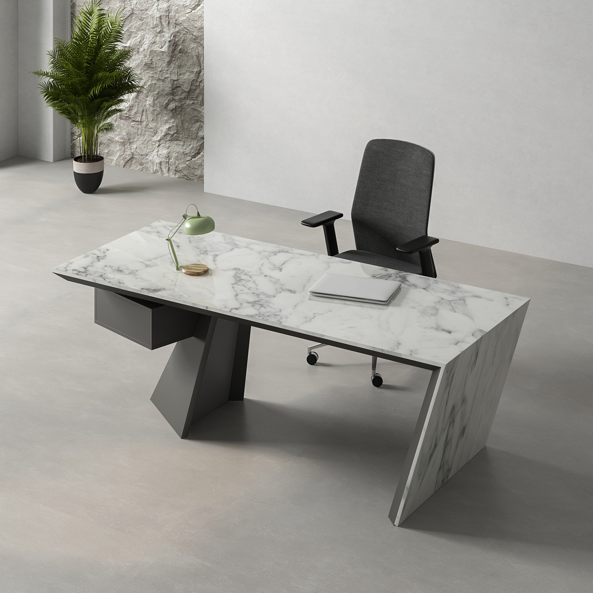Trave Straight Desks