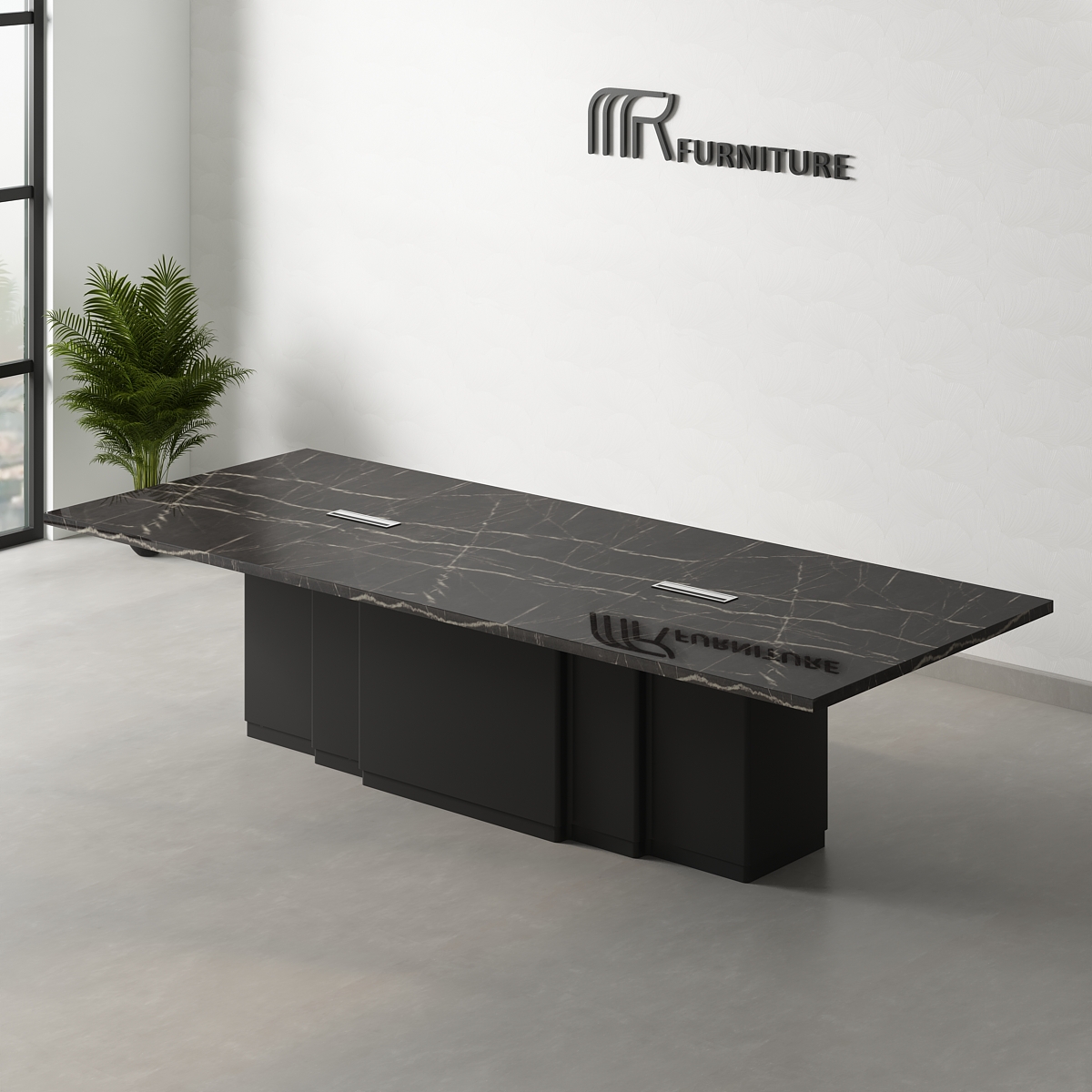 Office layout with the product