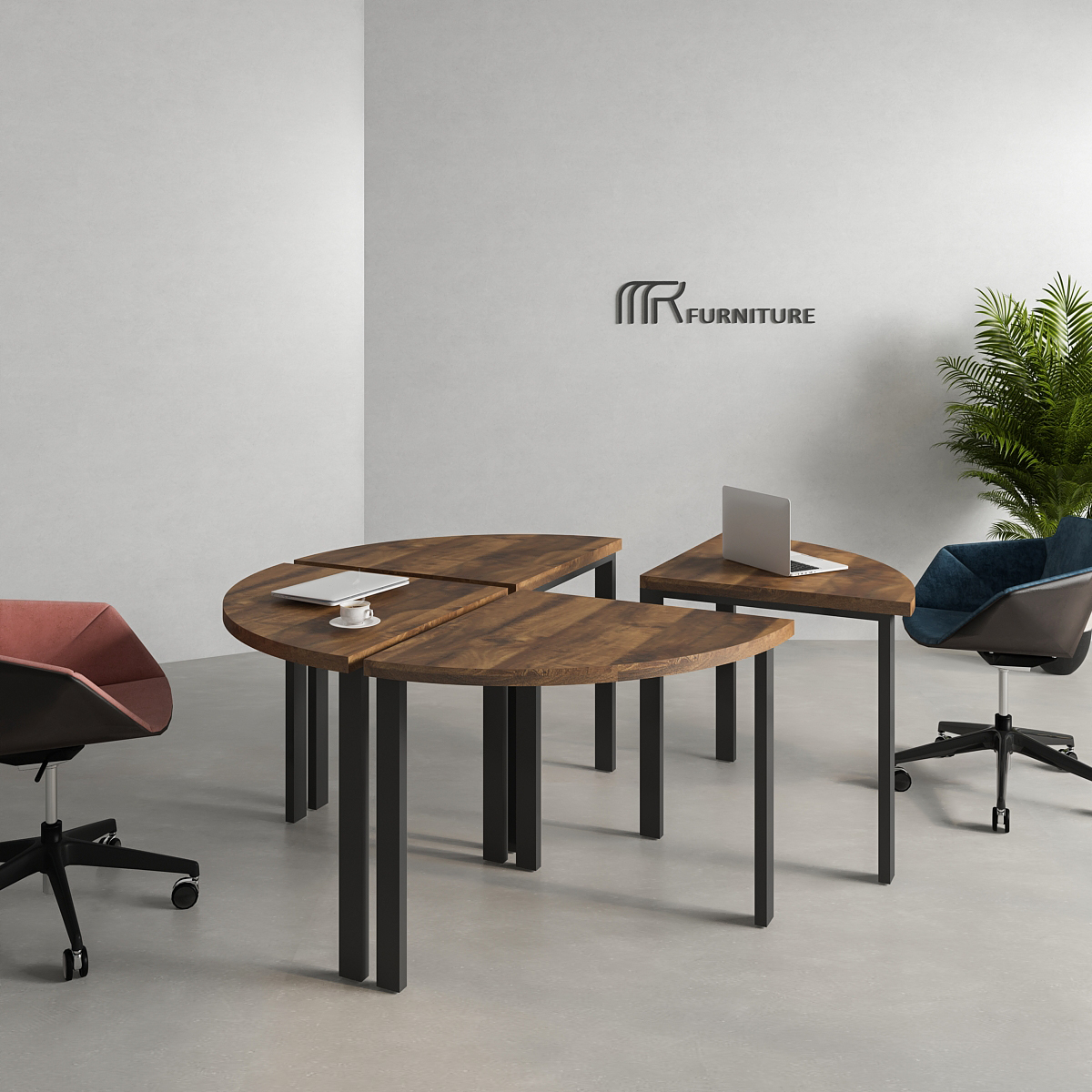 Office layout with the product
