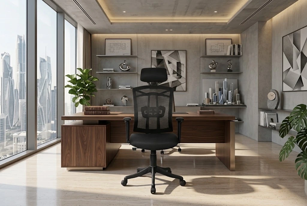Office layout with the product