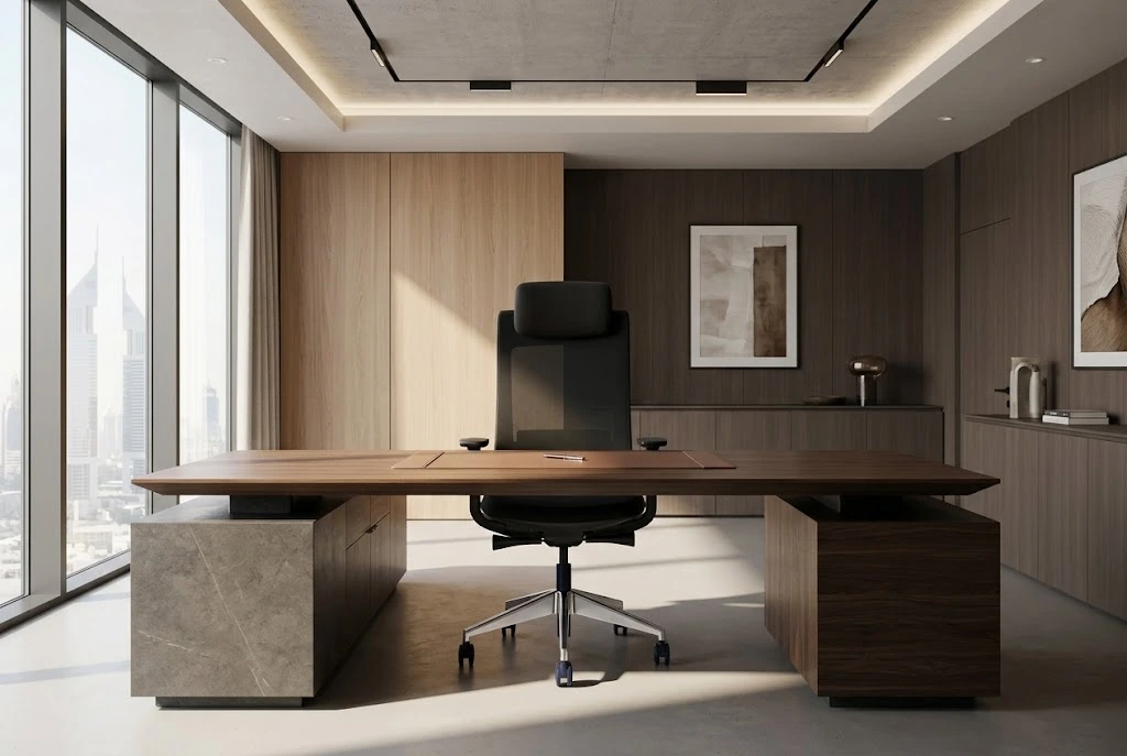 Office layout with the product