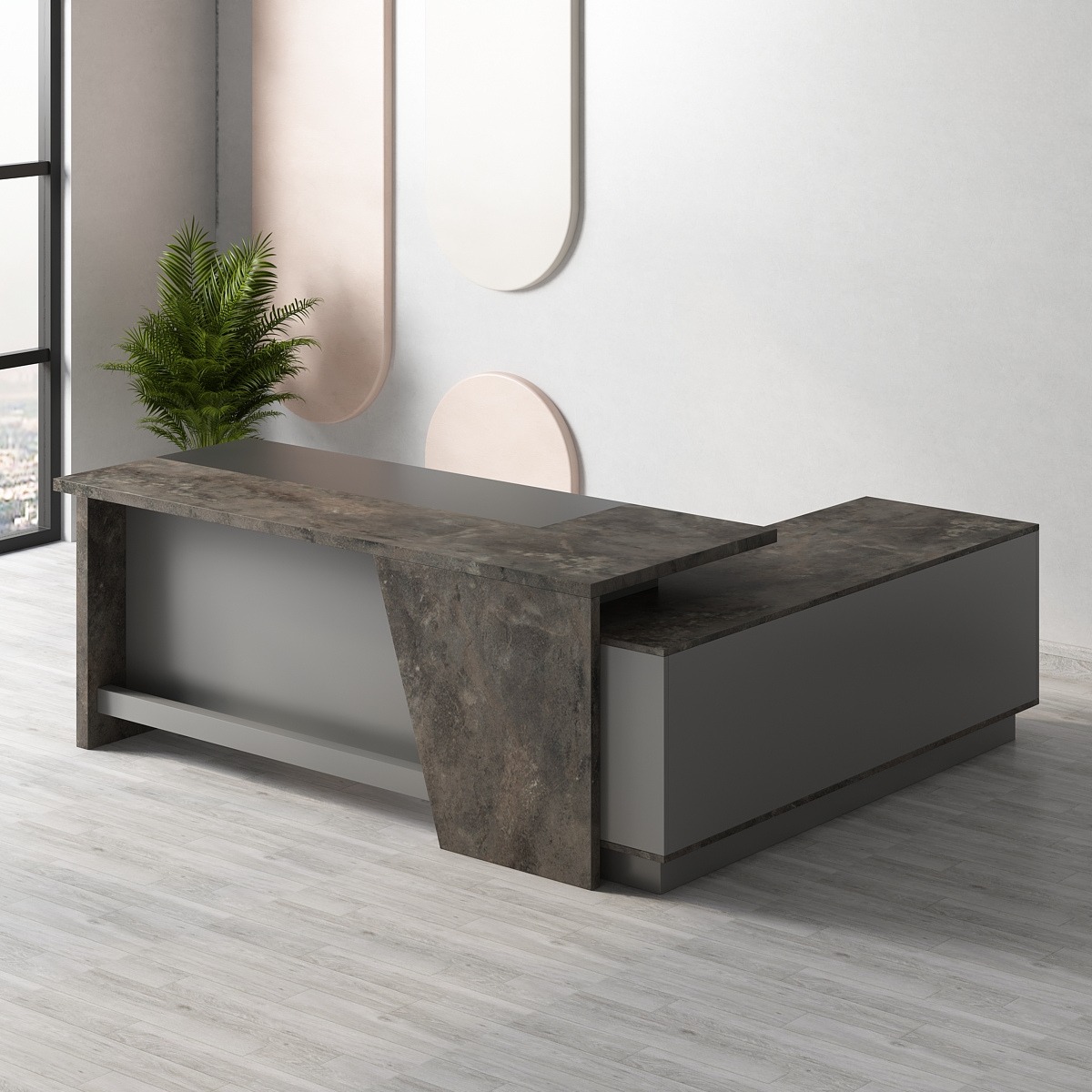 Office layout with the product